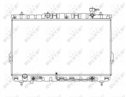 Радіатор NRF 53646 (фото 1)