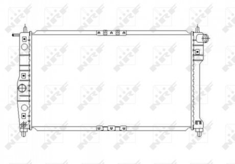 Радиатор NRF 53649 (фото 1)