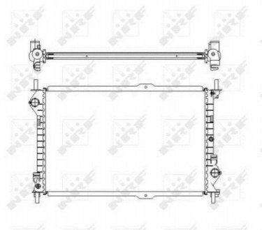 Радіатор NRF 54755 (фото 1)