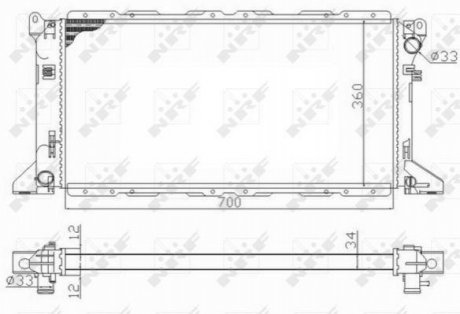 Радиатор NRF 59013 (фото 1)