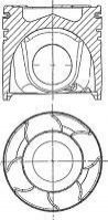 Поршень двигуна NURAL 8713650065 (фото 1)