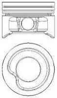 Поршень двигуна NURAL 87-307100-20 (фото 1)