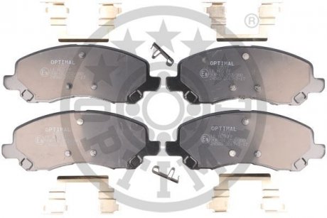 KLOCKI HAMULCOWE CHRYSLER SEBRING (JS), SEBRING CONVERTIBLE (JR), SEBRING CONVERTIBLE (JS). 01> PRZOD SZT Optimal BP12577 (фото 1)