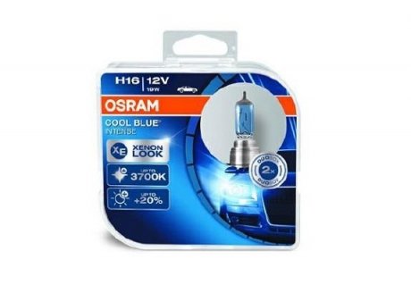 ZESTAW ZAROWEK H16 19W 12V COOLBLUE INTE OSRAM 64219CBIHCB (фото 1)