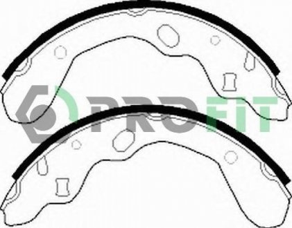 Колодки гальмівні барабанные PROFIT 5001-0540 (фото 1)