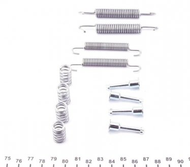 Комплект пружинок колодок стояночного гальма QUICK BRAKE 105-0621 (фото 1)