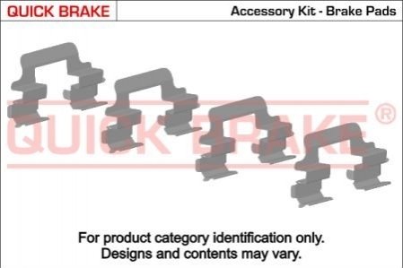 Гальмівні аксесуари QUICK BRAKE 109-1833 (фото 1)