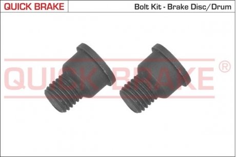 Болт, диск тормозного механизма QUICK BRAKE 11664K (фото 1)