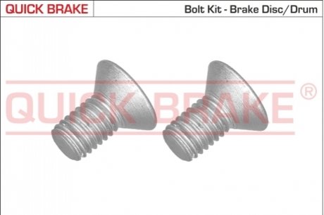 Болт, диск тормозного механизма QUICK BRAKE 11669K (фото 1)