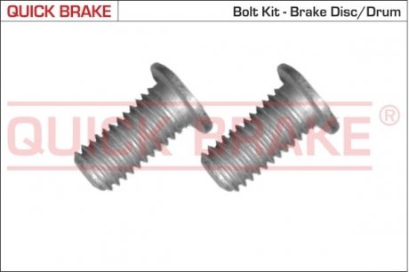 KPL=2SZT!!!! ЧRUBA TARCZY HAM. RENAULT P. ESPACE/LAGUNA/SAFRANE 92-02 QUICK BRAKE 11672K (фото 1)