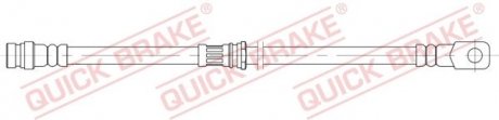 PRZEWOD HAMULC ELAST BRAKE HOSE SZT QUICK BRAKE 58824 (фото 1)