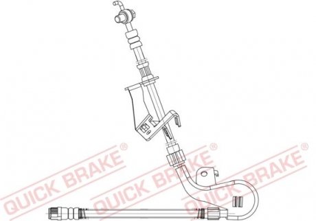 PRZEWУD HAM./TYЈ/ QUICK BRAKE 58887X (фото 1)