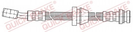 Тормозной шланг QUICK BRAKE 58.919 (фото 1)