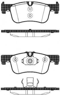 BMW Колодки гальмівні передние 1 F20,2 F22,3 F30,4 F32,33 12- REMSA 1478.10 (фото 1)