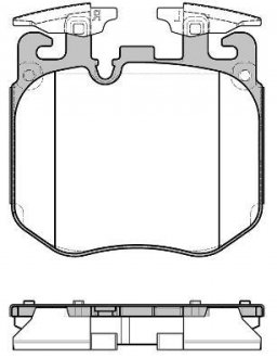 BMW Колодки гальмівні передние 3 G21/81,5 G30,6,7 G11,8,X3 G01,x4 G02,X5 G05,X6 G06 REMSA 1690.00 (фото 1)