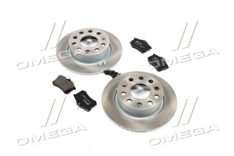 Комплект тормозной задн. VW GOLF V 1.4-2.0 03-,AUDI A3 1.6-2.0 03- REMSA 8263.06 (фото 1)