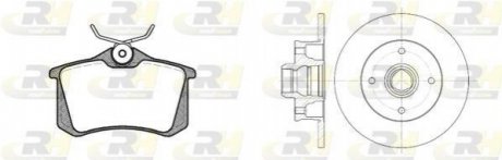 Комплект тормозов, дисковый тормозной механизм ROADHOUSE 8263.02 (фото 1)