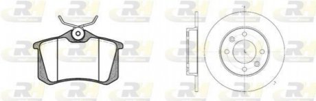 Комплект тормозов, дисковый тормозной механизм ROADHOUSE 8263.03 (фото 1)