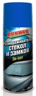 Розморожувач для скла та замків (аероз) RUNWAY RW6084 (фото 1)