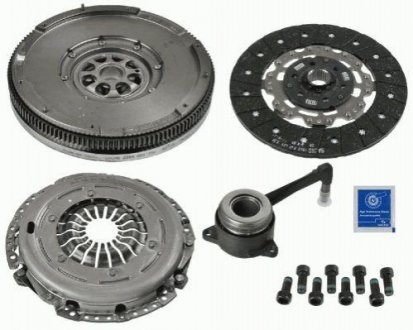 Демпфер + комплект сцепления VW T5/Multivan 2.5TDI 03-09 SACHS 2290601070 (фото 1)