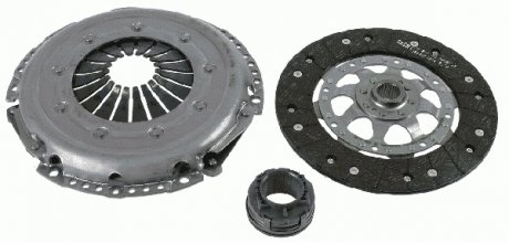 Комплект сцепления AUDI, SEAT, SKODA, VW 1.8-1.8T-2.0 95-10 SACHS 3000 951 210 (фото 1)