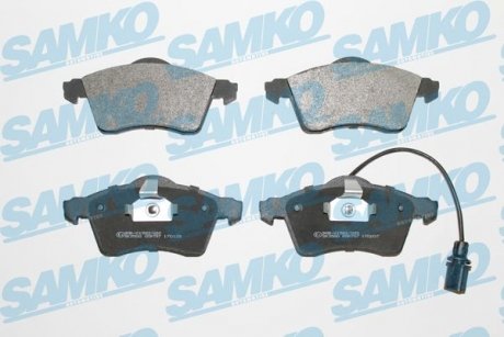 Колодки передні R15, 96-03 (c датчиком) SAMKO 5SP787 (фото 1)