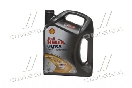 Олива моторн. Helix Ultra SAE 5W-30 (Каністра 4л) SHELL 4107154 (фото 1)