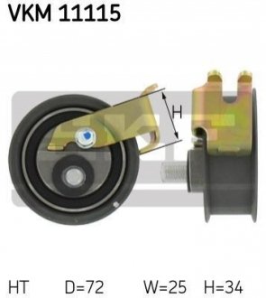 Ролик натяжний SKF VKM 11115 (фото 1)