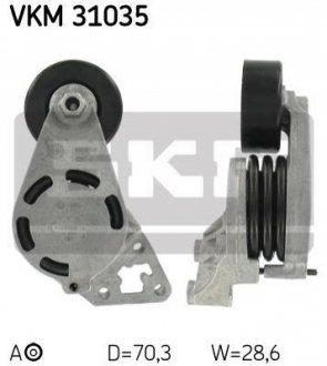 Натяжний ролик SKF VKM 31035 (фото 1)