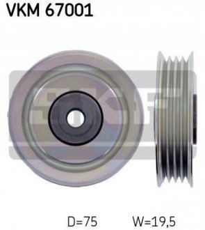 Обводний ролик SKF VKM 67001 (фото 1)