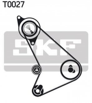 Комплект (ремень+ролики) SKF VKMA 04301 (фото 1)