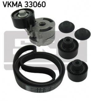 Поликлиновой ременный комплект SKF VKMA33060 (фото 1)