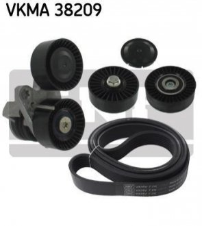 Комплект (ремінь+ролики) SKF VKMA 38209 (фото 1)