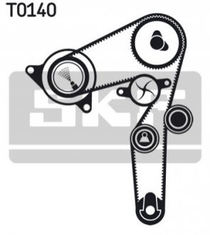 Комплект (ремінь+ролик+помпа) SKF VKMC 02192 (фото 1)