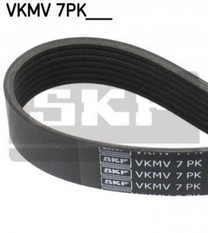 Ремень поліклиновий 7PK1080 SKF VKMV 7PK1080 (фото 1)