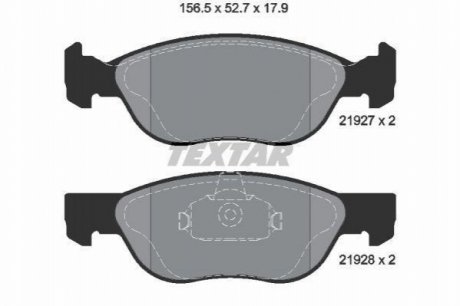 Гальмівні колодки дискові TEXTAR 2192703 (фото 1)