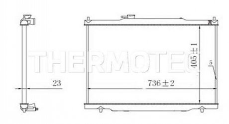 Радиатор THERMOTEC D7P019TT (фото 1)