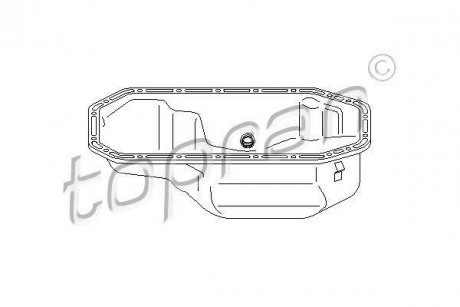 Масляний піддон TOPRAN / HANS PRIES 100547 (фото 1)