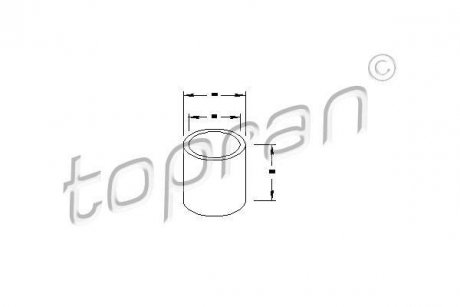 Втулка, вал стартера TOPRAN / HANS PRIES 101941 (фото 1)