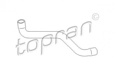 Шланг гумовий системи охолодження TOPRAN / HANS PRIES 103000 (фото 1)