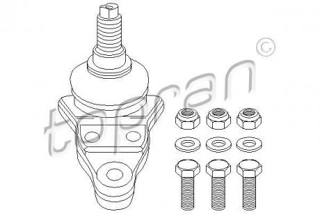Шарова опора TOPRAN / HANS PRIES 103346 (фото 1)