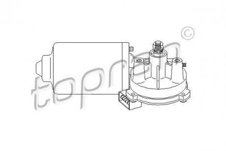 Двигун стеклоочистителя TOPRAN / HANS PRIES 108577 (фото 1)