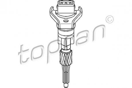 Датчик, участок пути TOPRAN / HANS PRIES 108728 (фото 1)