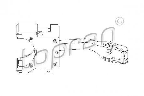 Перемикач склоочисника TOPRAN / HANS PRIES 109133 (фото 1)