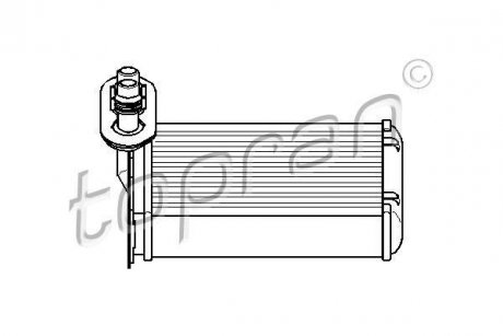 Радиатор пічки TOPRAN / HANS PRIES 109304 (фото 1)