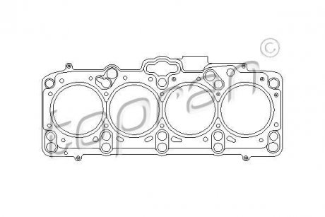 Прокладка головки циліндрів TOPRAN / HANS PRIES 109359 (фото 1)