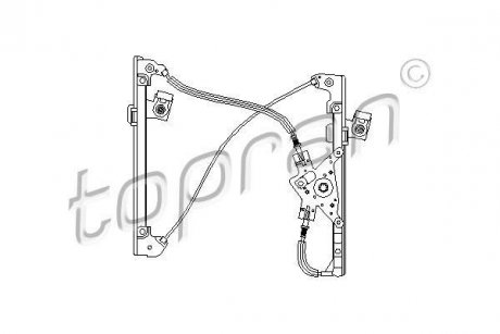 Склопідіймач TOPRAN / HANS PRIES 111255 (фото 1)