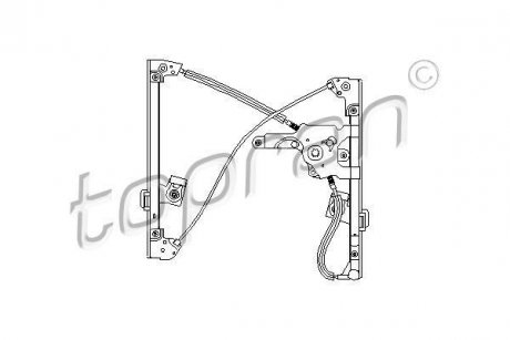 Подемное устройство для окон TOPRAN / HANS PRIES 111257 (фото 1)