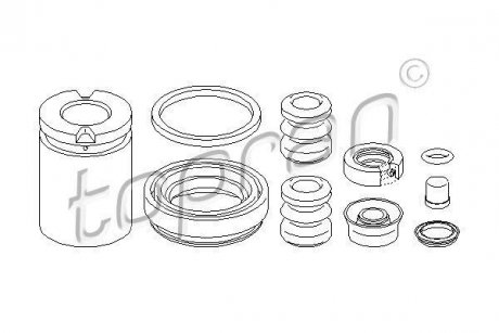 Ремкомплект супорта гальмівного TOPRAN / HANS PRIES 111689 (фото 1)