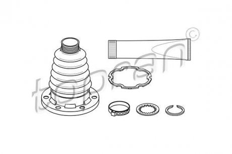 Пильовик привідного валу (набір) TOPRAN / HANS PRIES 111781 (фото 1)